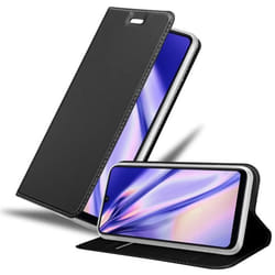 Coque pour Samsung Galaxy A31 Etui en CLASSY NOIR Housse Case Cover Protection fermeture magnétique Portefeuille Wallet