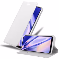 Coque pour Samsung Galaxy A31 Etui en CLASSY ARGENT Housse Case Cover Protection fermeture magnétique Portefeuille Wallet