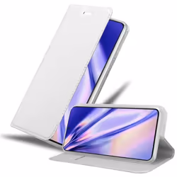 Coque pour Samsung Galaxy S21 PLUS Etui en CLASSY ARGENT Housse Case Cover Protection fermeture magnétique Portefeuille Walle ...
