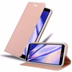 Coque pour Honor 7X Etui en CLASSY OR ROSÉ Housse Case Cover Protection fermeture magnétique Portefeuille Wallet