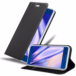Coque pour Honor 9 Etui en CLASSY NOIR Housse Case Cover Protection fermeture magnétique Portefeuille Wallet