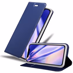 Coque pour Apple iPhone 11 PRO MAX Etui en CLASSY BLEU FONCÉ Housse Case Cover Protection fermeture magnétique Portefeuille W ...