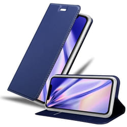 Coque pour Apple iPhone 11 PRO MAX Etui en CLASSY BLEU FONCÉ Housse Case Cover Protection fermeture magnétique Portefeuille Wallet