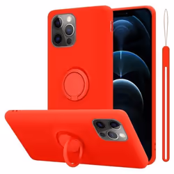 Coque pour Apple iPhone 13 MINI Housse en LIQUID RED Etui Case Cover Protection en Silicone TPU telephone portable