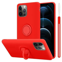 Coque pour Apple iPhone 13 MINI Housse en LIQUID RED Etui Case Cover Protection en Silicone TPU telephone portable