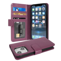 Coque pour Apple iPhone 13 MINI en ORCHIDÉE VIOLETS Cover Protection emplacements pour cartes