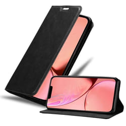 Coque pour Apple iPhone 13 MINI Housse en NOIR NUIT Etui Case Cover Protection Portefeuille Wallet