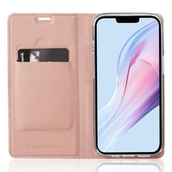 Étui pour iPhone 13 MINI - CADORABO - Classy Or Rosé - Housse Protection - Fermeture Magnétique - Fonction Stand