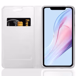 Coque pour Apple iPhone 13 PRO MAX Etui en CLASSY ARGENT Housse Case Cover Protection fermeture magnétique Portefeuille Walle ...
