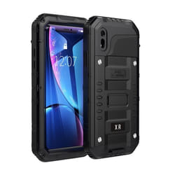 Coque pour Apple iPhone XR Housse en NOIR Etui Case Cover Protection robuste 360° protection décran Outdoor Heavy Duty
