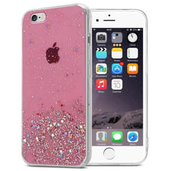 Coque - CADORABO - iPhone 6 / 6S - Rose Paillettes - Protection Silicone TPU - Design Fin et Léger