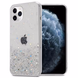 Coque pour Apple iPhone 11 Etui en Transparent avec Paillettes Case Cover Housse Protection Silicone TPU Paillettes Glitter