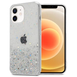 Coque pour Apple iPhone 12 MINI Etui en Transparent avec Paillettes Case Cover Housse Protection Silicone TPU Paillettes Glitter