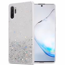 Coque pour Samsung Galaxy NOTE 10 PLUS Etui en Transparent avec Paillettes Case Cover Housse Protection Silicone TPU Paillett ...
