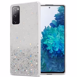 Coque pour Samsung Galaxy S20 FE Etui en Transparent avec Paillettes Case Cover Housse Protection Silicone TPU Paillettes Gli ...