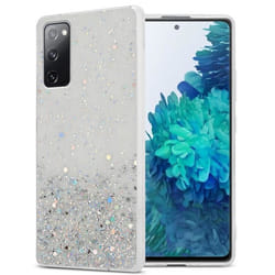 Coque pour Samsung Galaxy S20 FE Etui en Transparent avec Paillettes Case Cover Housse Protection Silicone TPU Paillettes Glitter