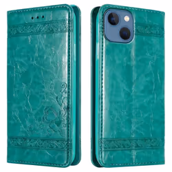 Coque pour Apple iPhone 13 MINI Housse en Turquoise Etui Case Cover Protection Portefeuille Wallet