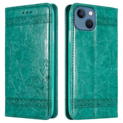 Coque pour Apple iPhone 13 MINI Housse en Turquoise Etui Case Cover Protection Portefeuille Wallet