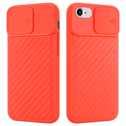 Coque pour Apple iPhone 7 / 7S / 8 / SE 2020 Housse en Mat Rouge Etui Case Cover Silicone TPU et protection pour appareil pho ...