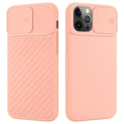 Coque pour Apple iPhone 12 / 12 PRO Housse en Mat Rose Etui Case Cover Silicone TPU et protection pour appareil photo