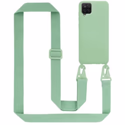 Coque Collier - CADORABO - Samsung Galaxy A12 / M12 - LIQUID LIGHT GREEN - Silicone TPU - Fashion