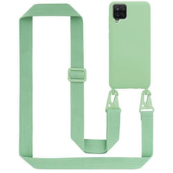 Coque Collier - CADORABO - Samsung Galaxy A12 / M12 - LIQUID LIGHT GREEN - Silicone TPU - Fashion