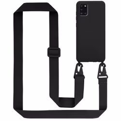 Coque Collier - CADORABO - Samsung Galaxy A31 - LIQUID BLACK - Silicone TPU - Design Fashion