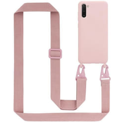 Coque Collier - CADORABO - Samsung Galaxy NOTE 10 - LIQUID PINK - Silicone - Fashion