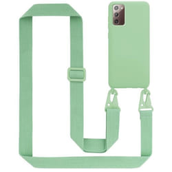 Coque Collier - CADORABO - Samsung Galaxy NOTE 20 - LIQUID LIGHT GREEN - Silicone TPU - Fashion