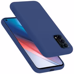 Coque pour Oppo FIND X3 LITE Housse en LIQUID BLUE Etui Case Cover Protection en Silicone TPU telephone portable