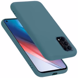 Coque pour Oppo FIND X3 LITE Housse en LIQUID GREEN Etui Case Cover Protection en Silicone TPU telephone portable