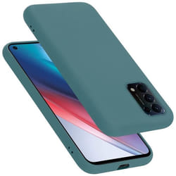 Coque pour Oppo FIND X3 LITE Housse en LIQUID GREEN Etui Case Cover Protection en Silicone TPU telephone portable