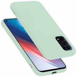 Coque pour Oppo FIND X3 LITE Housse en LIQUID LIGHT GREEN Etui Case Cover Protection en Silicone TPU telephone portable