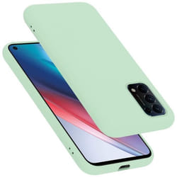 Coque pour Oppo FIND X3 LITE Housse en LIQUID LIGHT GREEN Etui Case Cover Protection en Silicone TPU telephone portable