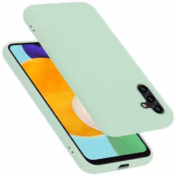 Coque pour Samsung Galaxy A13 5G Housse en LIQUID LIGHT GREEN Etui Case Cover Protection en Silicone TPU telephone portable