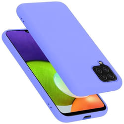 Coque pour Samsung Galaxy A22 4G / M22 / M32 4G Housse en LIQUID LIGHT PURPLE Etui Case Cover Protection en Silicone TPU telephone
