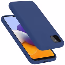 Coque - CADORABO - Samsung Galaxy A22 5G - LIQUID BLUE - Silicone TPU - Protection contre les chocs