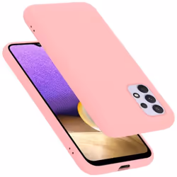 Coque pour Samsung Galaxy A33 5G Housse en LIQUID PINK Etui Case Cover Protection en Silicone TPU telephone portable