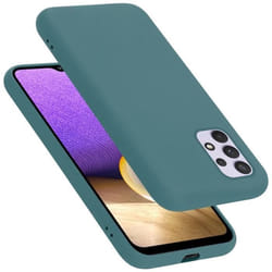 Coque pour Samsung Galaxy A33 5G Housse en LIQUID GREEN Etui Case Cover Protection en Silicone TPU telephone portable