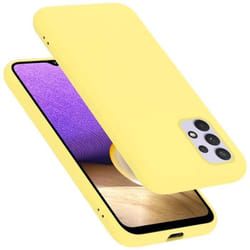 Coque pour Samsung Galaxy A33 5G Housse en LIQUID YELLOW Etui Case Cover Protection en Silicone TPU telephone portable