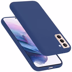 Coque pour Samsung Galaxy S22 PLUS Housse en LIQUID BLUE Etui Case Cover Protection en Silicone TPU telephone portable