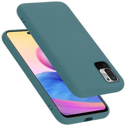 Coque pour Xiaomi RedMi NOTE 10 5G / POCO M3 PRO 5G Housse en LIQUID GREEN Etui Case Cover Protection en Silicone TPU telephone