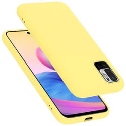 Coque pour Xiaomi RedMi NOTE 10 5G / POCO M3 PRO 5G Housse en LIQUID YELLOW Etui Case Cover Protection en Silicone TPU telephone