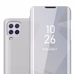 Coque pour Samsung Galaxy A22 4G / M22 / M32 4G en AGATE ARGENT Cover Protection with miroir