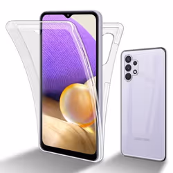 Coque pour Samsung Galaxy A33 5G Etui en TRANSPARENT Housse Etui Case Cover 360° Full Body Protection protection décran