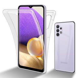 Coque pour Samsung Galaxy A33 5G Etui en TRANSPARENT Housse Etui Case Cover 360° Full Body Protection protection décran
