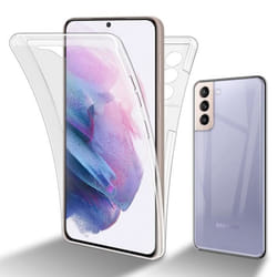 Coque - CADORABO - Samsung Galaxy S22 PLUS - Transparent - Protection 360° - Silicone TPU