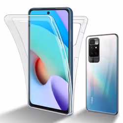 Coque pour Xiaomi RedMi 10 / RedMi NOTE 11 4G Etui en TRANSPARENT Housse Etui Case Cover 360° Full Body Protection protection