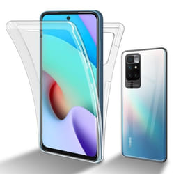 Coque pour Xiaomi RedMi 10 / RedMi NOTE 11 4G Etui en TRANSPARENT Housse Etui Case Cover 360° Full Body Protection protection