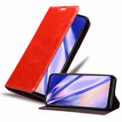Coque pour Samsung Galaxy A13 5G Housse en ROUGE DE POMME Etui Case Cover Protection Portefeuille Wallet